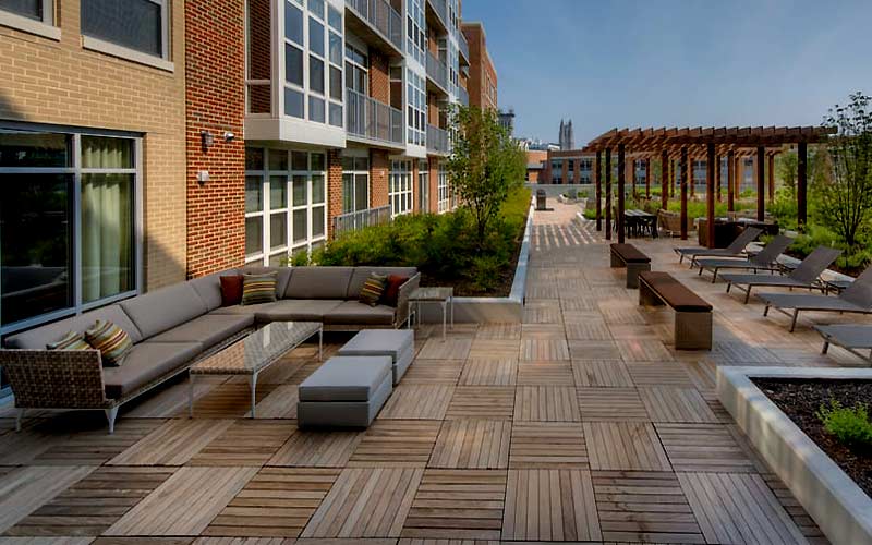 structural ipe wood deck tiles cathedral commons