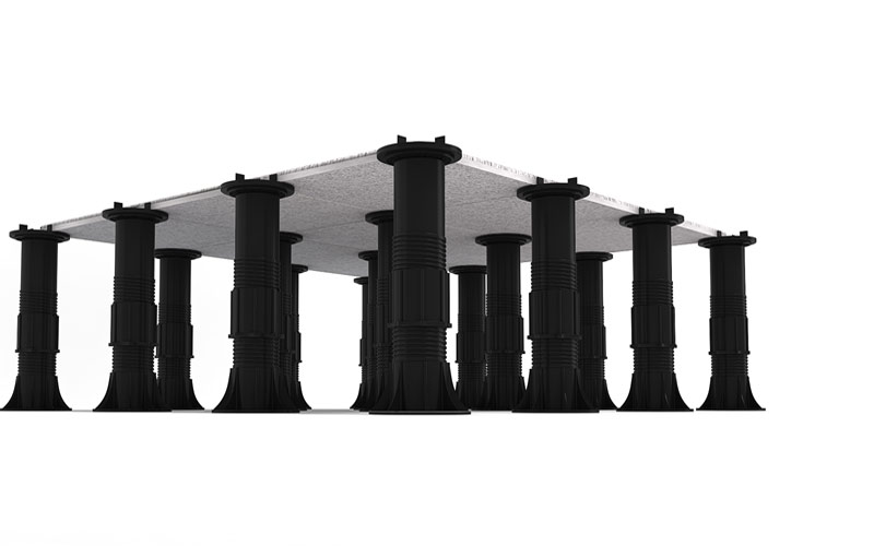 pedestal supports under pavers