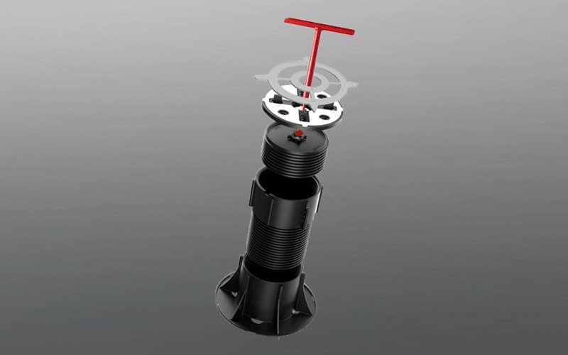 Heatizon Electric Snow Melt System for Pedestal Supported Decks