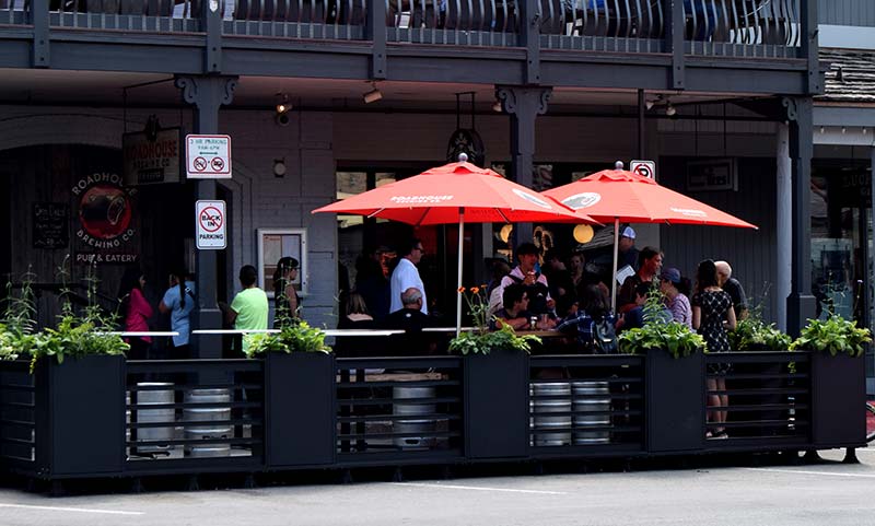 Planters Railings and Furniture for Archatrak Parklets